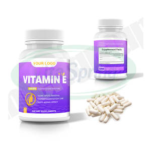 Cápsula OEM Halal de vitamina E 400iu, suplementos para el cuidado de la piel, cápsulas de vitamina E para blanquear la piel - Product Image 1