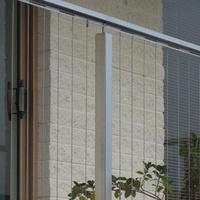 Poteaux de garde-corps en câble vertical en acier inoxydable de 36 pouces pour escalier et balcon, design moderne, résistant à l'eau et à la rouille