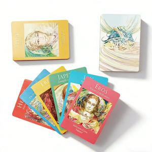 Cartas de <span class=keywords><strong>Tarot</strong></span> Portátiles Ecológicas Impresas Personalizadas con Impresión de Logotipo en Papel para la Venta - Product Image 1