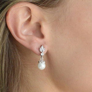 Boucles d'oreilles pendantes géométriques en forme de marquise pour femmes, bijoux élégants de style princesse pour tous les jours - Product Image 2