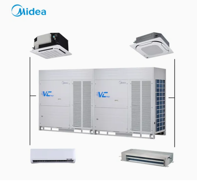 For Midea VRF Hot Sale Air Conditioner Low Consumption Outdoor Indoor Units Digital Automatic Explosion-proof Motor Pump R-410A