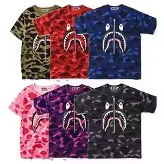 เสื้อยืดคอกลมสไตล์ญี่ปุ่น แบรนด์แฟชั่น Ba International ร่วมแบรนด์กับ Co-branded ลายพรางปัก ดูดซับความชื้น ทรงหลวม ผ้าเนื้อดี - Product Image 2