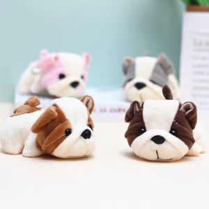 11cm sevimli gerçekçi Mini Plushie anahtarlık hayvan köpek yavrusu peluş hayvan oyuncaklar anahtarlıklar - Product Image 2