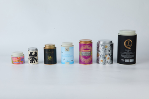 Tùy chỉnh tự niêm phong nắp lon giấy thủ công với vật liệu tái chế in bốn màu đơn đặt hàng tùy chỉnh cho sô cô la & Trà - Product Image 5