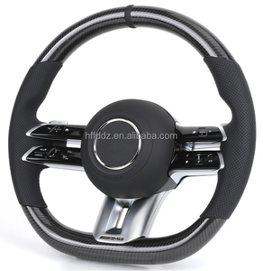 Volante de Fibra de Carbono Forjado Perforado para Mercedes Benz W204 W205 W211 W212 CLA W176 W177 ML W166 X253 W221 W222 AMG - Product Image 5