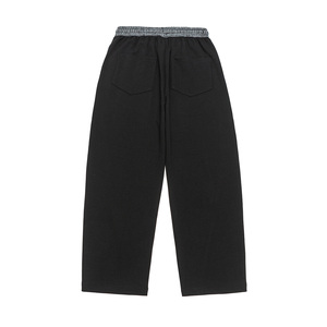 Pantaloni Sportivi da Uomo Taglie Forti, in Tessuto Terry, Tinta Unita, Cotone Elasticizzato Traspirante, con Ampio Cordoncino e Vita Elastica, 8XL-10XL - Product Image 5