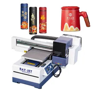 เครื่องพิมพ์ห่อถ้วย UV สำหรับฮาโลวีนเครื่องพิมพ์ถ้วยอัตโนมัติ UV A2 UV Dtf Tiffan