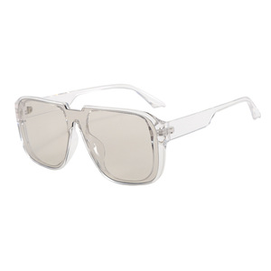 Unisex Rectangle Sunglasses Full Rim <b>Mirror</b> Lenses Light Weight Fashion Casual Adult Style - Product Image 2