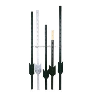 Poste de Valla Metálico en Forma de T, Pintado de Verde, Fácil de Ensamblar, Poste de Acero con Remaches, Poste de Valla, Poste de Acero en Forma de T en Venta - Product Image 3