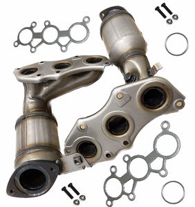 适用于 2007 至 2009 年雷克萨斯 RX350 3.5L <span class=keywords><strong>2</strong></span> 件式全轮驱动汽车的集成催化转换器套件 - Product Image 2