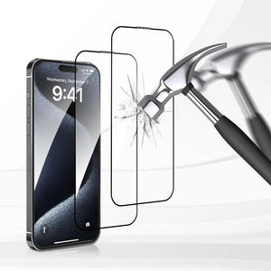 Protector de Pantalla para iPhone 16 Pro, Película de Vidrio Templado de 0.4MM, Compatible con Fundas, Anti-Rayones, Sin Burbujas, Irrompible - Product Image 1