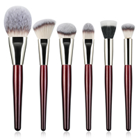 Lot de 30 pinceaux de maquillage à paillettes en gros |   Pinceaux pour fards à paupières et fond de teint de marque privée, collection d'outils cosmétiques professionnels