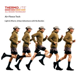 Abbigliamento da Uomo |   Felpa con Cappuccio <span class=keywords><strong>Thermolite</strong></span> Air Velvet, Vestibilità Ampia, Nuova Collezione Primavera 26, Leggera e Calda - Product Image 4