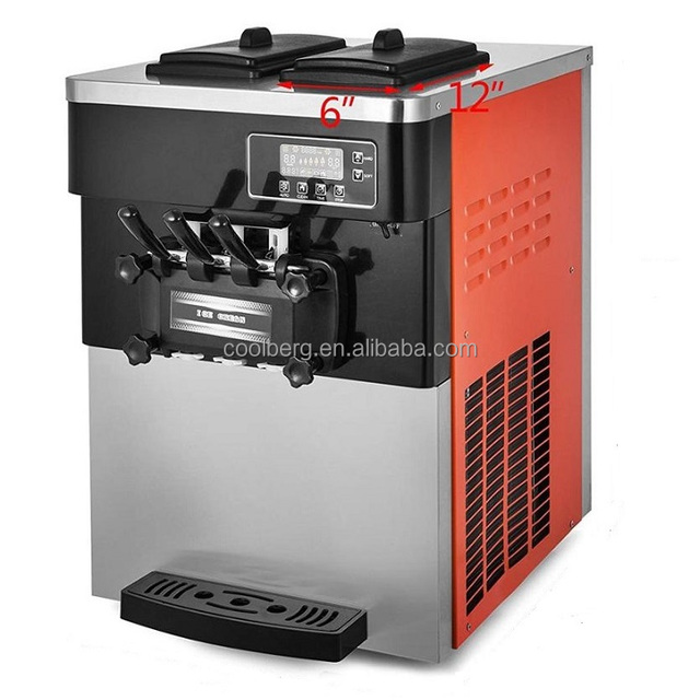 Factory Direct Sale Ice Cream Maker Automatic Large Capacity High Efficiency Soft Ice Cream Machine for Dessert Shops