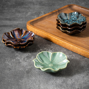 Piatto Giapponese in <span class=keywords><strong>Ceramica</strong></span> Smaltata per Condimenti Sushi, Stoviglie da Cucina, Piattini per Aceto, Piattino per Salsa di Soia, Ciotolina in <span class=keywords><strong>Ceramica</strong></span> per Salse Aromatizzate - Product Image 4