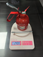 Remplisseur de lubrifiant de bouteille d'huile de bec long de tuyau de 6 onces