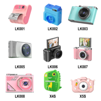 Divertida Cámara Digital Pequeña de 20MP para Foto y Video para Niños, Videocámaras, Juguetes de Regalo para Selfies Infantiles, Cámara Réflex Digital HD con Impresión para Bebés y Niños
