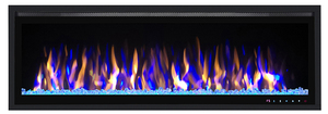 Cheminées électriques modernes <span class=keywords><strong>avec</strong></span> chaleur pour chambre à coucher, 42''50''60''72'' 1500W, <span class=keywords><strong>flamme</strong></span> artificielle de bois - Product Image 4