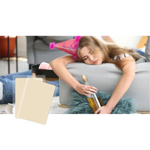 Tambalan hanger alkohol Vitamin B12 kustom kualitas tinggi Patch Hangover anggur bir - Product Image 4