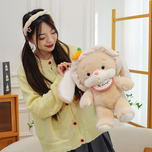 ตุ๊กตาหมีคาดผม HECION น่ารัก ตุ๊กตากระต่ายหูห้อยนุ่มนิ่ม เหมาะสำหรับเด็ก ของขวัญหมอนตุ๊กตา - Product Image 4