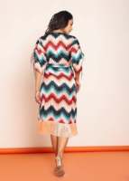 Robe décontractée à franges imprimées pour femmes, avec tissu léger, coupe confortable et silhouette élégante
