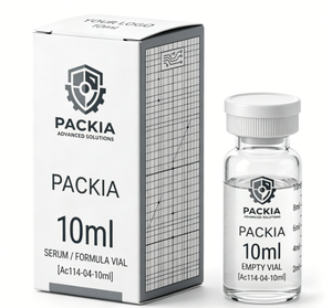 3ml 5ml 10ml Peptide Vial Packaging <b>Boxes</b> with Flexible Inserts for Glass <b>Bottle</b> Storage and Display - Product Image 1