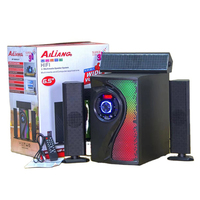 Système de son surround pour cinéma maison sans fil UF-DC6037, Bluetooth, USB, AUX, radio FM, caisson de basses, karaoké, enceinte 3.1