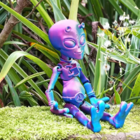 Adornos decorativos de alienígenas impresos en 3D personalizados, compre un prototipo de varilla de plástico, modelo de juguete prototipo