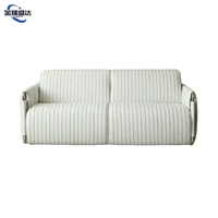 Canapé-lit pliable multifonctionnel JINRUISHENGDA avec zones séparées pour s'asseoir et dormir, canapé-lit double rétractable