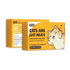 OEM toptan kedi ıslak gıda kedi aperatifler davranır 15 g/parçalar malezya, filipinler, endonezya, tayland pet kedi köpek maması pet catcat