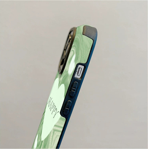 <span class=keywords><strong>Custodia</strong></span> per cellulare in pelle artificiale TPU con stampa a onde verdi e cuori Happy Love per <span class=keywords><strong>iPhone</strong></span> X, XR, <span class=keywords><strong>11</strong></span>, 12, 13, 14, 15, 16, 17, 18 Pro Max - Product Image 5