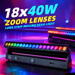 Ánh sáng sân khấu hiển thị đồ đạc ấn tượng X4 RGBW Zoom Bar <span class=keywords><strong>LED</strong></span> di chuyển đầu thiết bị ánh sáng pixel DJ rửa chùm DMX512 chế độ điều khiển - Product Image 2