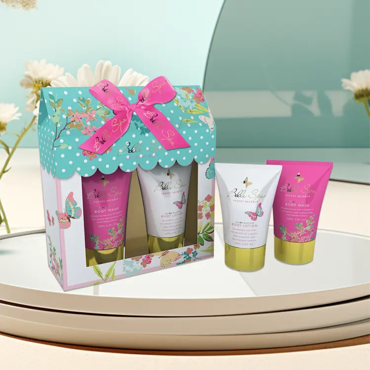 Bad En Lichaam Cadeau Set Kerst Verjaardag Vakantie Vrouwen Cadeau Bodylotion Douchegel Bubble Bad Spa Set