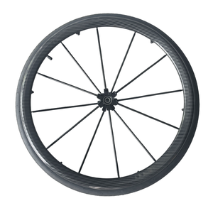 24 "x1 altıgen Hub su Transfer baskı Handrim PVC Spoker kol moda aktif tekerlekli sandalye arka tekerlek - Product Image 2