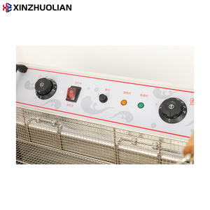 XINZHUOLIAN Large Commercial Stainless Steel Electric Countertop 4500W 30L Single Tank Donut Deep <strong>Fryer</strong> for Restaurant Equipment - Product Image 4