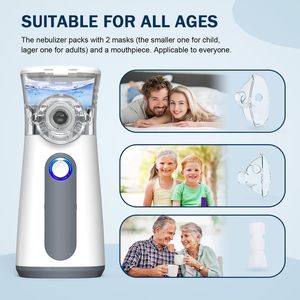 Nébuliseur Électrique Portable à Mailles pour Usage Domestique Enfants et Adultes, Dispositif en Plastique avec Batterie Intégrée pour Inhalateur d'Asthme - Product Image 4
