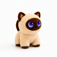 Boneka Kucing Pintar AI yang Bisa Berbicara - Mainan Edukatif & Hiburan, Robot Pendamping Interaktif dengan Umpan Balik Emosional untuk Hadiah Anak-Anak