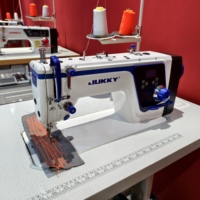 Nouvelle machine à coudre industrielle à entraînement direct haute vitesse JK-9812, point noué, pour T-shirts, point droit, plateforme plate, aiguille à engrenages JUKKY