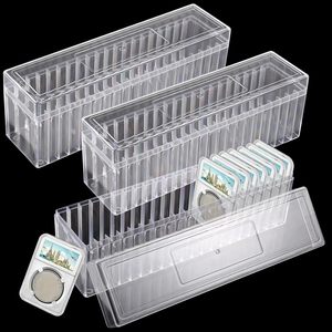 High Quality Wholesale Blue clear Transparent Plastic Certified Storage Box case for Slab Coin <b>Holders</b> NPGS PCCB PCGS NGC ACG - Product Image 5