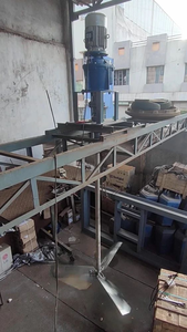 Industrial Vertical <b>Frame</b> with Twin Gear Motors and Stainless Steel Impeller for <b>Large</b> Tank Applications - Product Image 3