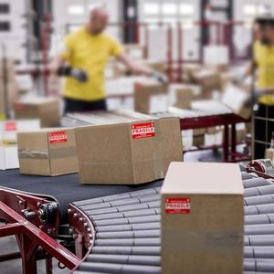 สติกเกอร์ "แตกหักง่าย" ขนาด 2x3 นิ้ว พร้อมข้อความ "ระวังแตกหัก" สำหรับบรรจุภัณฑ์/การขนส่ง - ฉลาก "ขอบคุณ" สำหรับการจัดส่งสินค้าที่เปราะบาง - Product Image 6