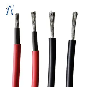 High performance low voltage extension 6mm2 battery electric panel pv 6mm2 price solar dc cable