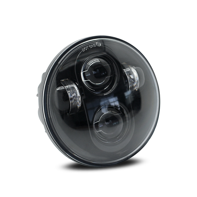 LED Headlight for Motorcycle 40W with High Low Beam Waterproof IP67 DC 12V 5.75 Inch Led Headlight