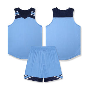 批发空白升华可逆定制篮球服练习廉价篮球服 - Product Image 3