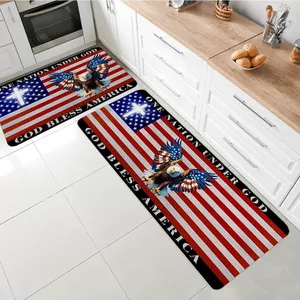 <span class=keywords><strong>Tapis</strong></span> de cuisine personnalisé USA 1776 2026 Semiquincentenaire, antidérapant, robuste et absorbant pour sol de cuisine - Product Image 6