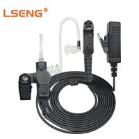Casque acoustique LSENG à tube acoustique en plastique, sans réduction de bruit, compatible Motorola XPR3300e XPR3500e DP2600 DP3661 XIR P6620