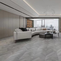 Carreaux de parquet d'épaisseur 5mm Piso Vinilico Emboîtement Planche de vinyle bois revêtement de sol spc avec tampon IXPE 1.5mm