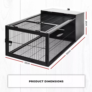 ウサギ用ケージモダンスタイル商業工業用金属ワイヤー繁殖農場用ウサギ住宅-ガーデン用品 - Product Image 2