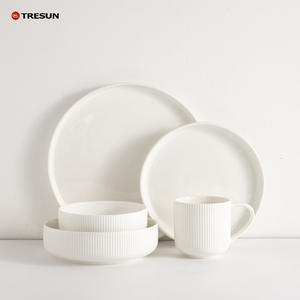 Fabricante Mayorista OEM TRESUN, Juego de Vajilla de Porcelana, Nueva Porcelana Fina con Incrustaciones de Oro, Juego de Vajilla Turca de Lujo, Apto para Microondas - Product Image 5