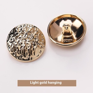 Phong Cách Nhỏ Blazer Dệt Kim Áo Len Nút Áo Thân Thiện Với Môi Mô Hình Sóng Phụ Kiện Kim Loại Kẽm Nút Đồ Trang Sức - Product Image 6